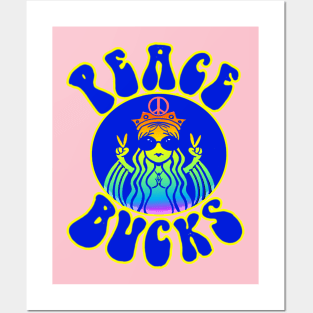 PEACE BUCKS Posters and Art